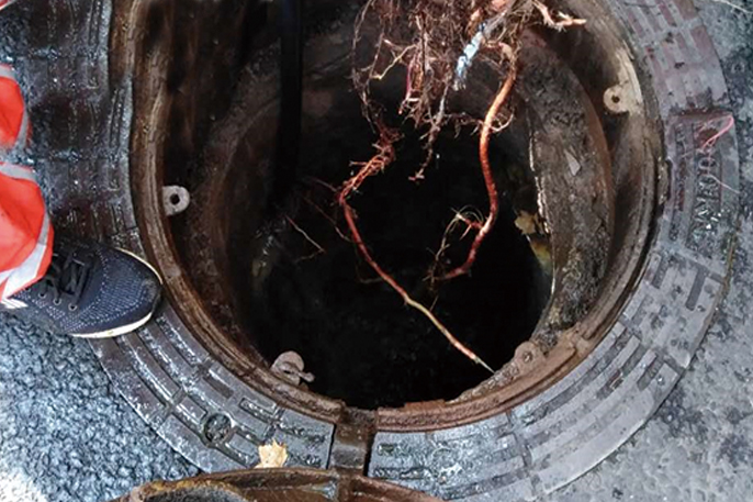 长坡镇管道预处理